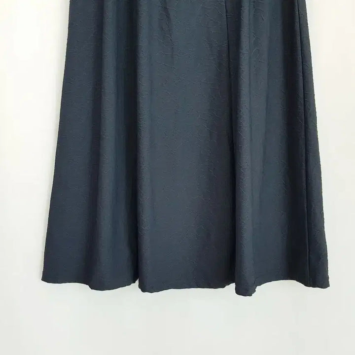 [BUNJANG] Vintage Embroidered Spandex Flare Long Skirt XL / 빈티지 밴딩 자수 스판 플레어 롱 스커트 여XL Q593