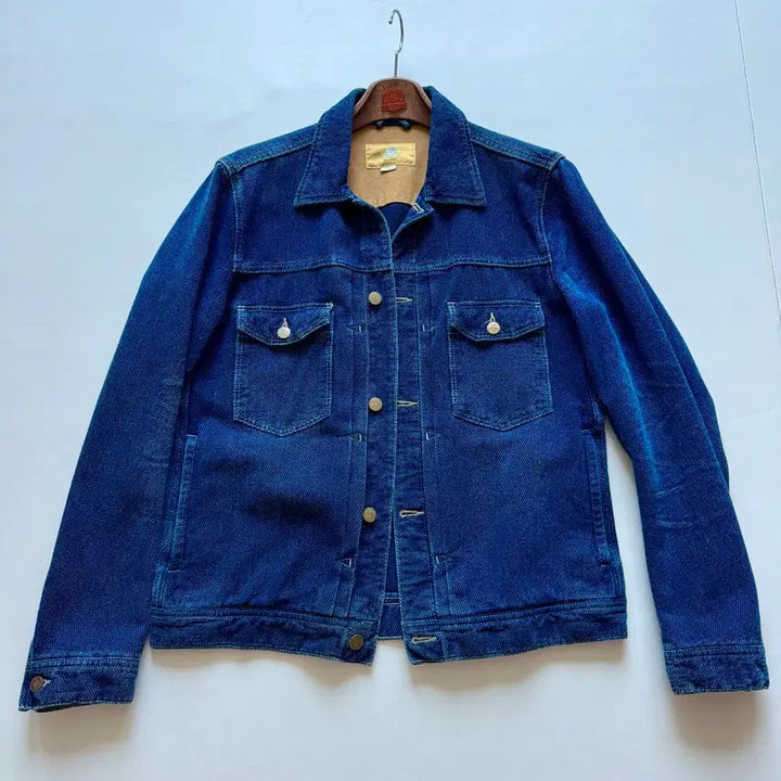 [BUNJANG] Bastong 110 Trucker Jacket Indigo / [L] 바스통 110 트럭커 자켓 인디고