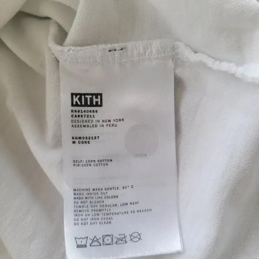 [BUNJANG] Kith White Cotton T-Shirt Size M / KITH 티셔츠