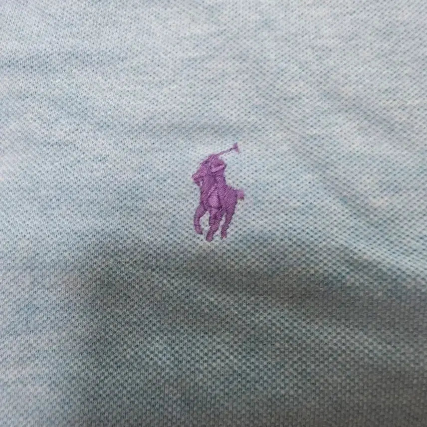 [BUNJANG] Polo Ralph Lauren Light Blue Short Sleeve Polo Shirt / 폴로 랄프로렌 하늘색 반팔 카라티