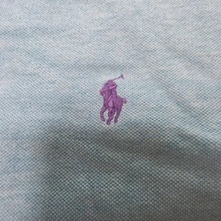 [BUNJANG] Polo Ralph Lauren Light Blue Short Sleeve Polo Shirt / 폴로 랄프로렌 하늘색 반팔 카라티