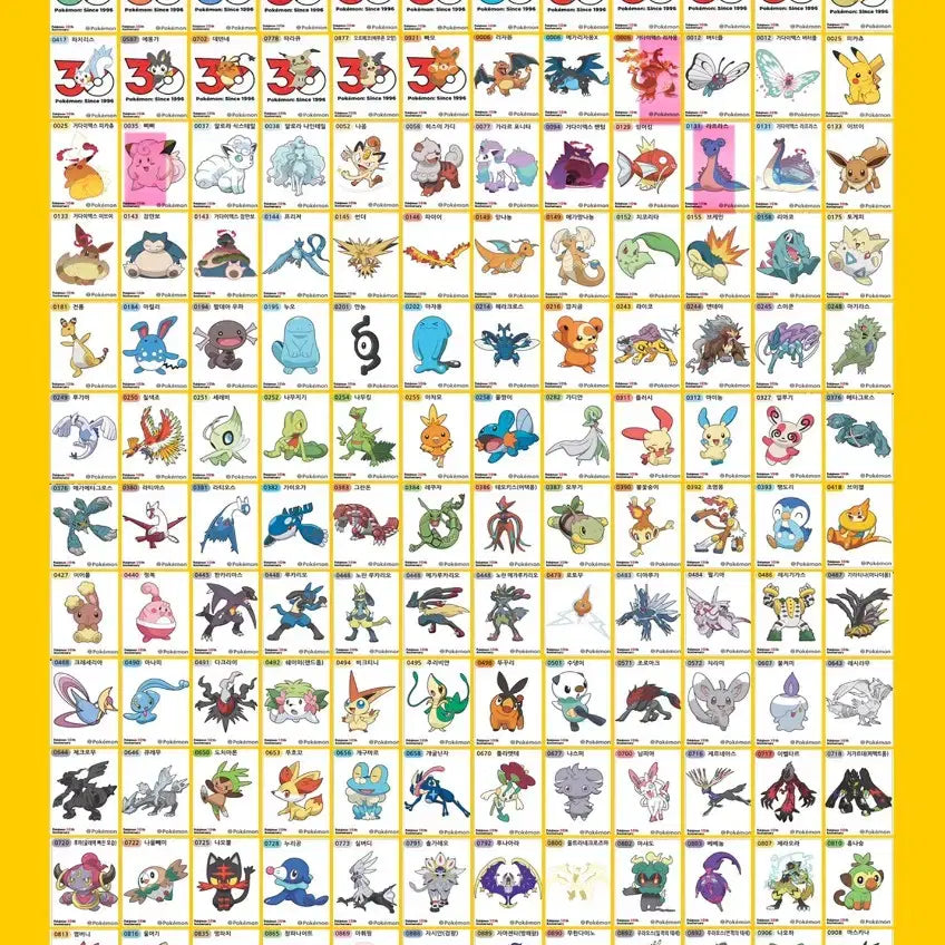 [BUNJANG] Full Set Sticker Collection / 띠부띠부씰 일괄 판매