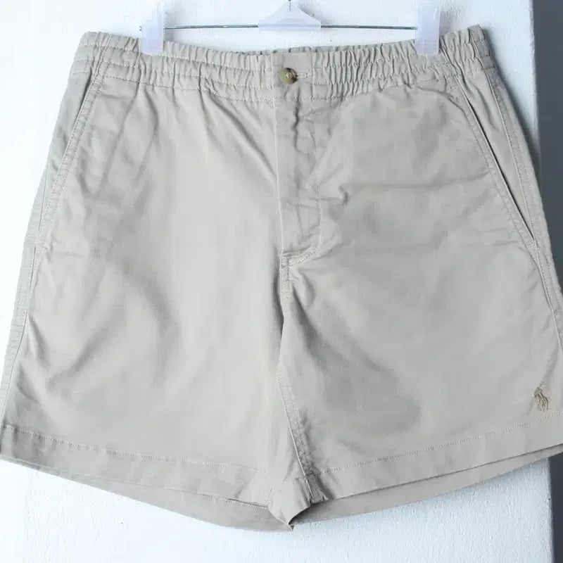 [BUNJANG] Polo Ralph Lauren Twill Shorts Beige Pony / (XS-S) 폴로 랄프로렌 반바지 팬츠 밴딩 베이지 포니-2637