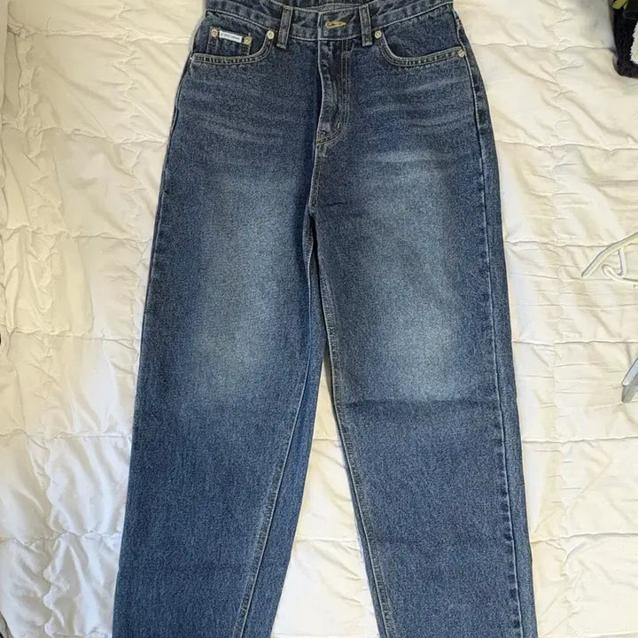 [BUNJANG] Without Summer Repair Wide Denim S / 위드아웃썸머 위아썸 리페어 와이드 데님 s