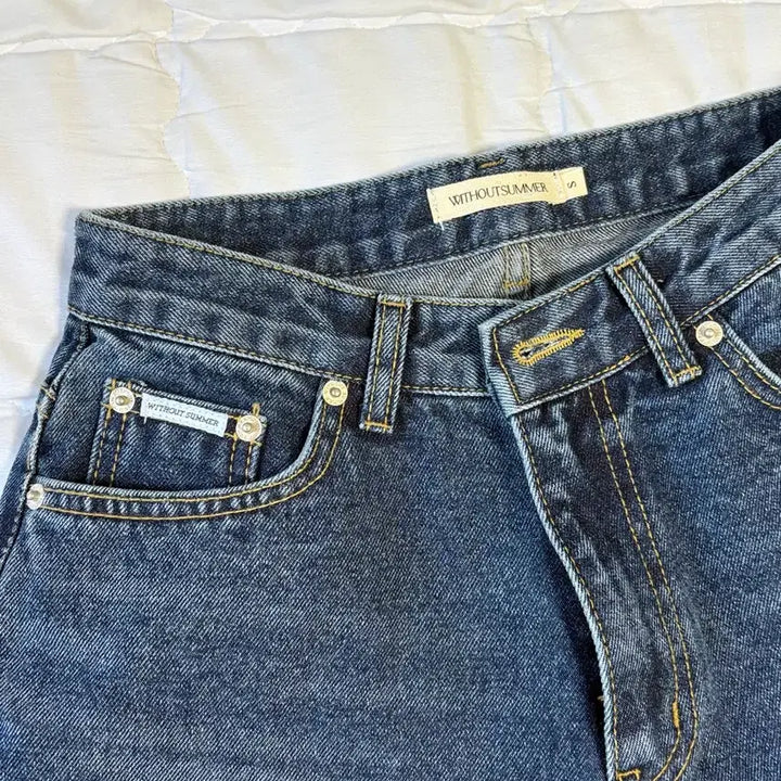[BUNJANG] Without Summer Repair Wide Denim S / 위드아웃썸머 위아썸 리페어 와이드 데님 s