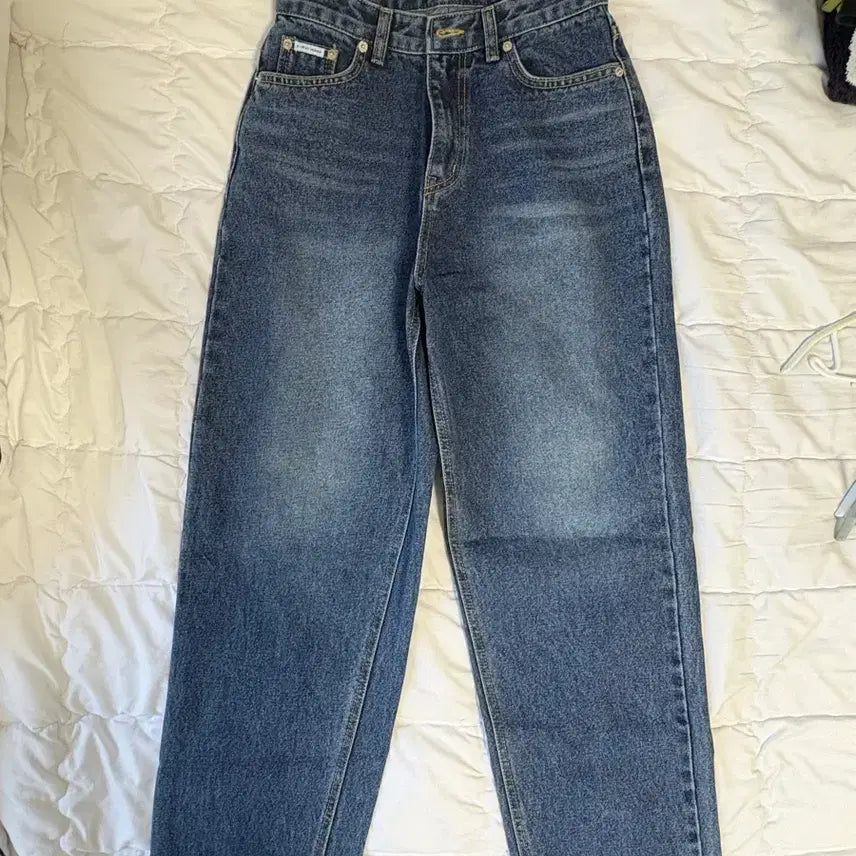 [BUNJANG] Without Summer Repair Wide Denim S / 위드아웃썸머 위아썸 리페어 와이드 데님 s