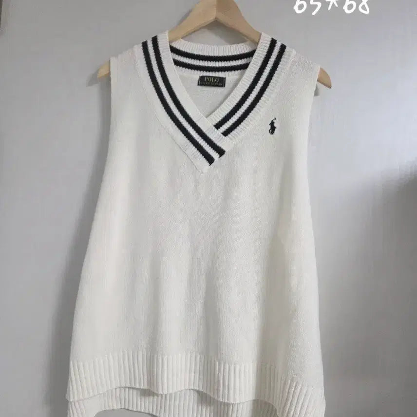 [BUNJANG] Polo Ralph Lauren V-Neck Vest / 폴로 랄프로렌 V넥 조끼