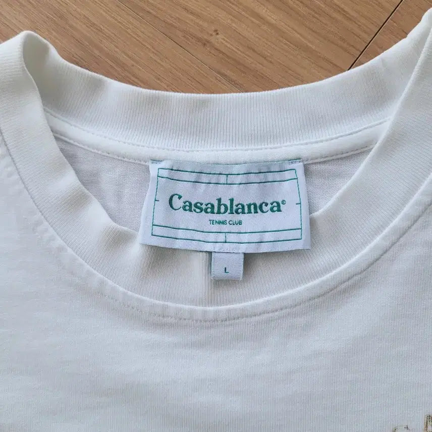 [BUNJANG] Casablanca White Logo T-Shirt / Casablanca 티셔츠