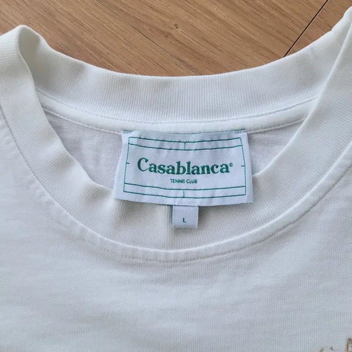 [BUNJANG] Casablanca White Logo T-Shirt / Casablanca 티셔츠