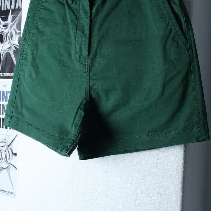[BUNJANG] ARKET Green Cotton Shorts / W(L) 아르켓 반바지 팬츠 그린 면 아메카지-2644