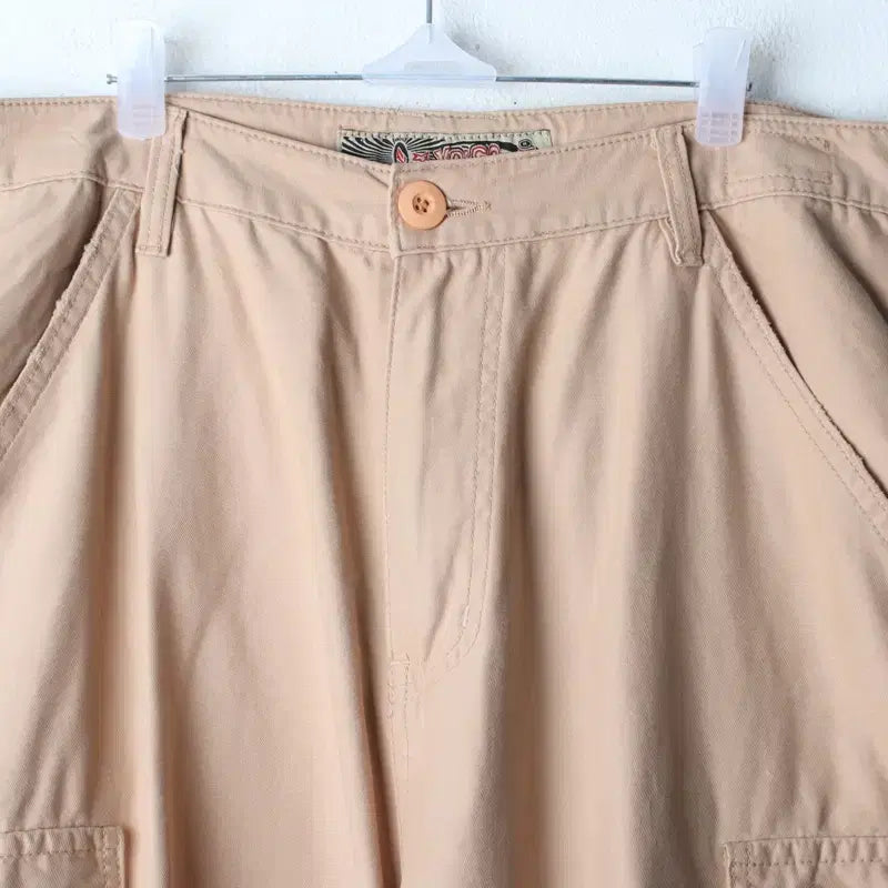 [BUNJANG] Volcom Cargo Bermuda Shorts Beige 2XL / (2XL) 볼컴 반바지 팬츠 빅사이즈 카고 베이지 버뮤다-2646