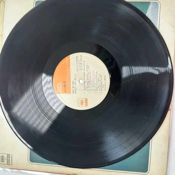 [BUNJANG] Andy Williams Love Story LP Vinyl Record / 앤디 윌리엄스 베스트 1집 Love Story LP 팝니다