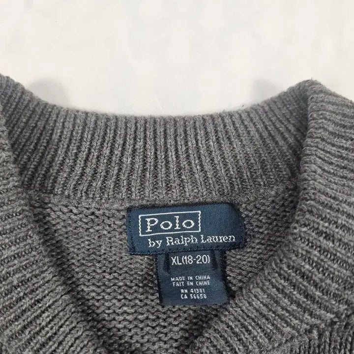 [BUNJANG] Polo Big Pony Knit Zip-Up / 폴로빅포니니트집업