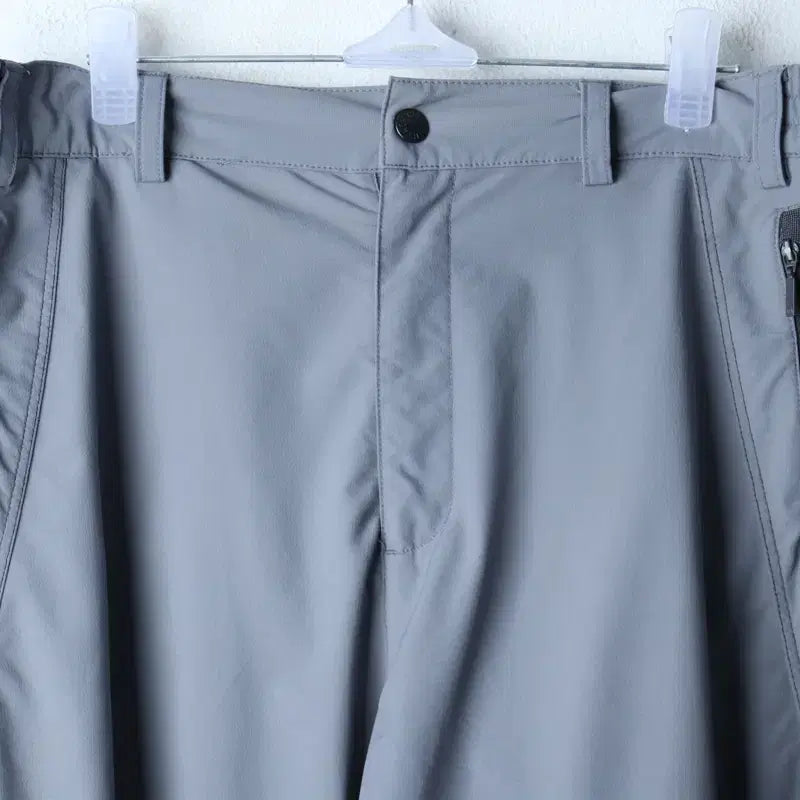 [BUNJANG] The North Face XL Functional Hiking Training Pants - Grey / (XL) 노스페이스 트레이닝복 바지 등산 기능성 밴딩 그레이-264D