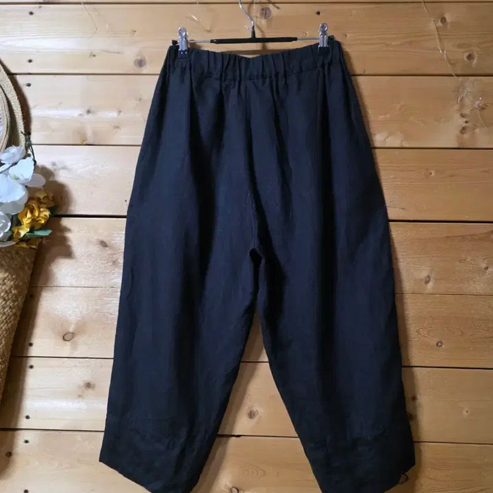 [BUNJANG] Vintage Linen Blend Trousers / 마밴딩바지