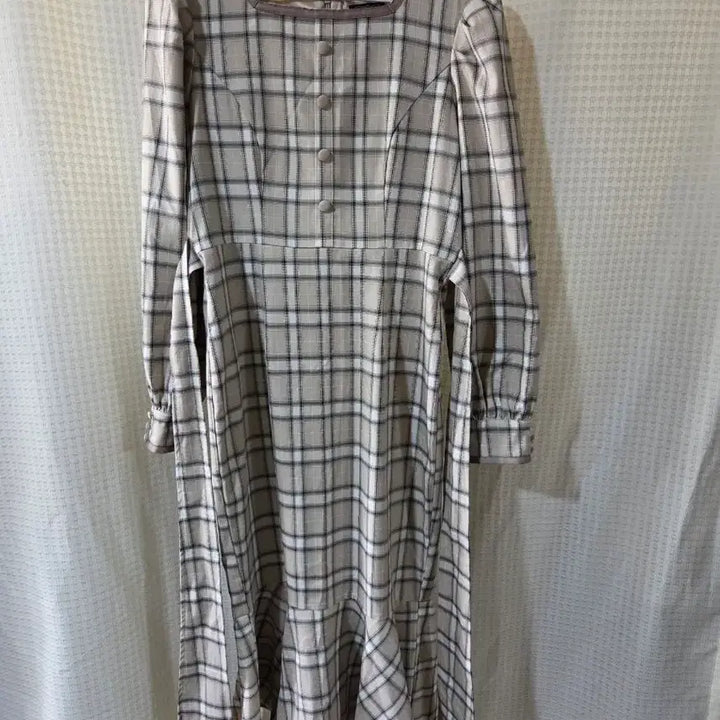 [BUNJANG] Evelyn Check Long Dress / Evelyn 체크 롱 원피스 F
