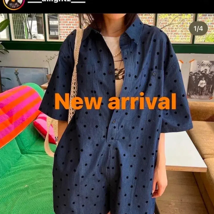 [SOLD OUT] 올라이츠 도트 점프수트 / F / ALLIGHTZ