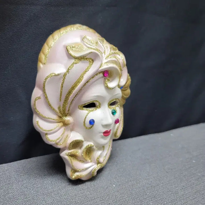[BUNJANG] Italian Venetian Masquerade Mask Figurine / 이태리 베네치아 무도회 가면 도기류