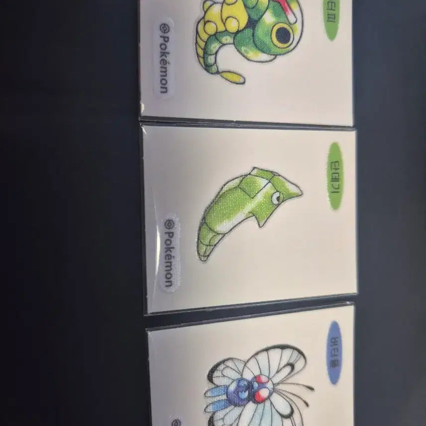 [BUNJANG] Pokemon Sticker Bug Type 3rd Evolution Set / 포켓몬 띠부씰 신상 벌레타입 3진화 판매
