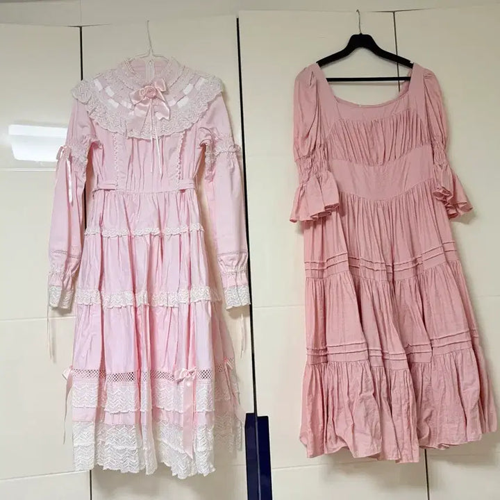 [BUNJANG] Lolita Dress Set (2 Dresses) / 로리타 드레스 두벌