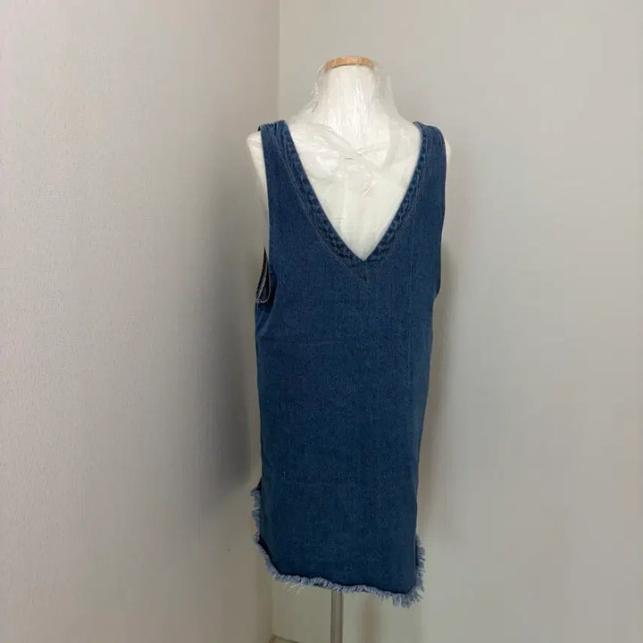 [BUNJANG] Blue Denim Bustier Dress Vintage Style / 청 데님 뷔스티에 원피스 빈티지 스타일