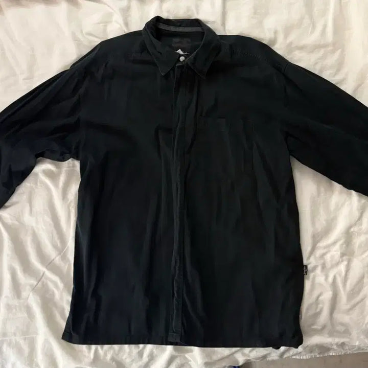 [BUNJANG] Sean John Signature Logo Cotton Work Shirt XXL / 션존(Sean John) 시그니처 로고 코튼 셔츠 XXL