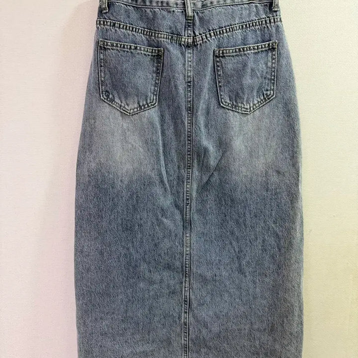[BUNJANG] Light Wash Long Skirt / 연청 롱 스커트