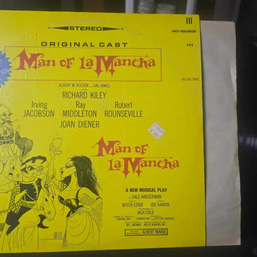 [BUNJANG] Man of La Mancha (1965 Original Broadway Cast) Musical LP / 뮤지컬_맨 오브 라만차(Man of La Mancha) LP(US)