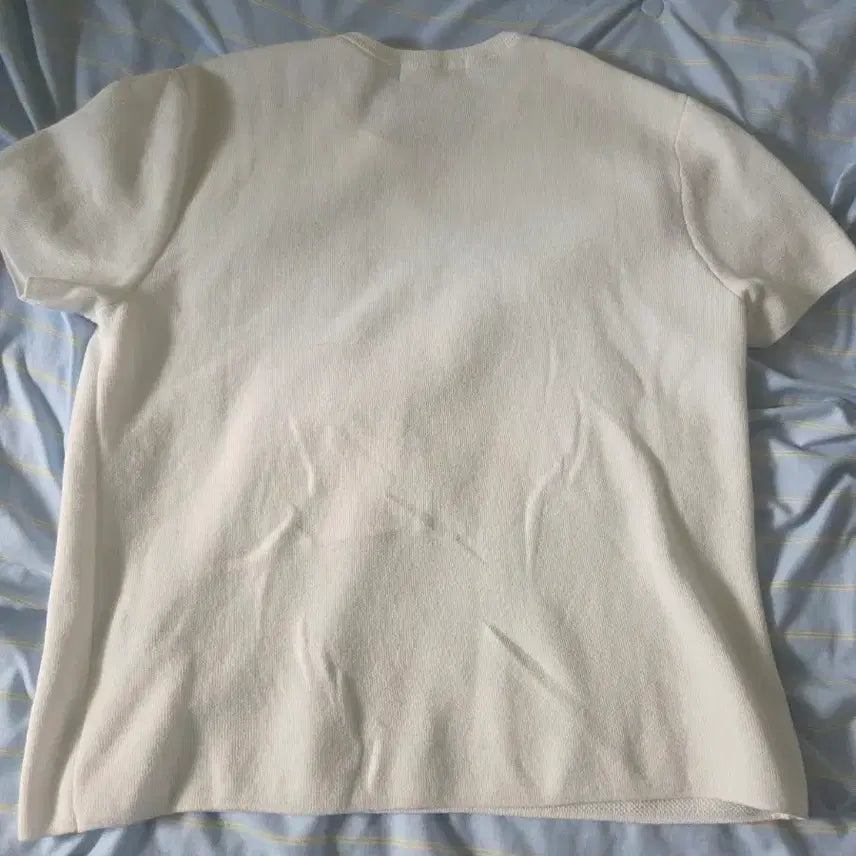 [BUNJANG] SUARE Airy Crop Washable Half Knit Ivory L / [판매] 수아레 에어리 크롭 워셔블 하프니트 아이보리 L