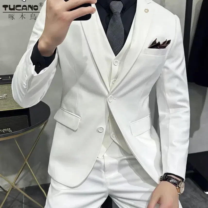 [BUNJANG] Gwaedam Chulgeun Lee Jaheon Wedding Cosplay Costume Set / 괴담출근 이자헌 신랑수업 코스프레 의상 가발