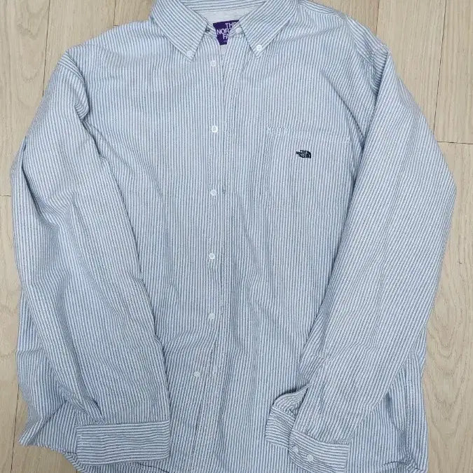 [BUNJANG] The North Face Purple Label Striped Shirt / [L]노스페이스 퍼플라벨 스트라이프 셔츠