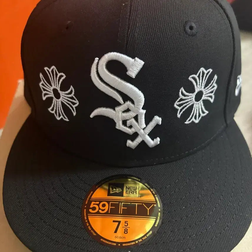 [BUNJANG] New Era Chicago White Sox Chrome Hearts Custom Snapback Hat / 뉴에라 시카고 삭스 크롬아츠 커스텀