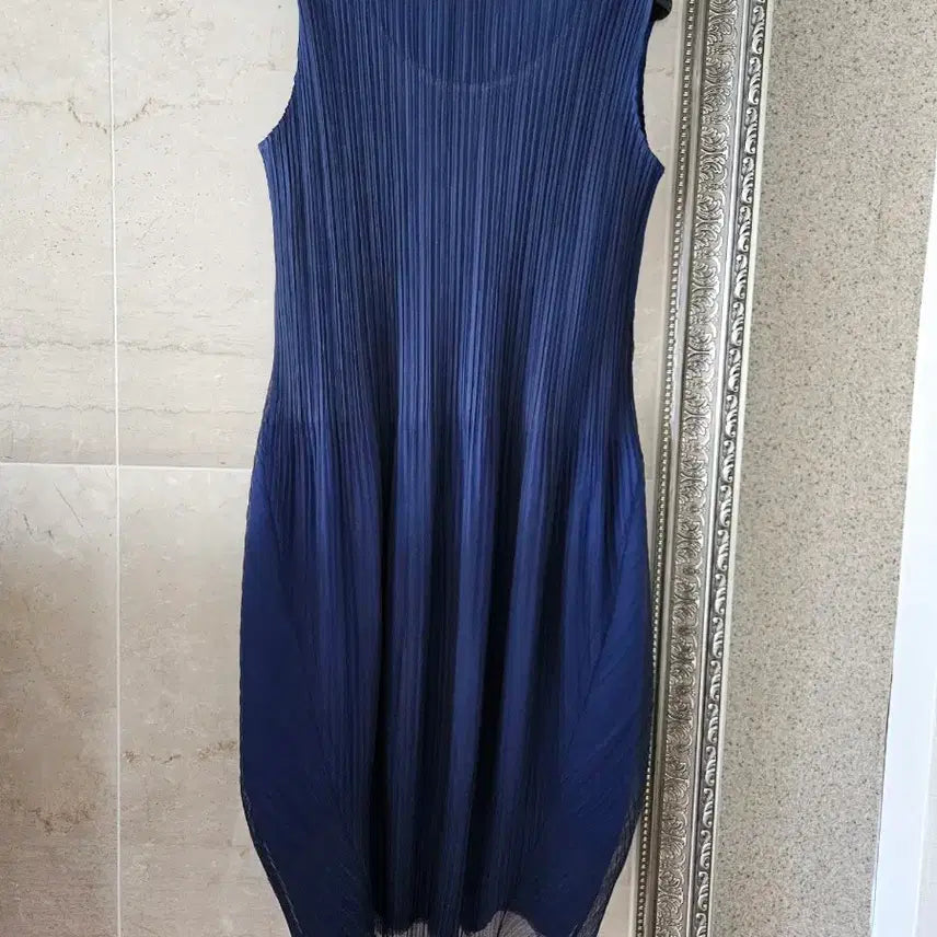 [BUNJANG] Pleats Please Long Dress / 플리츠플리즈원피스