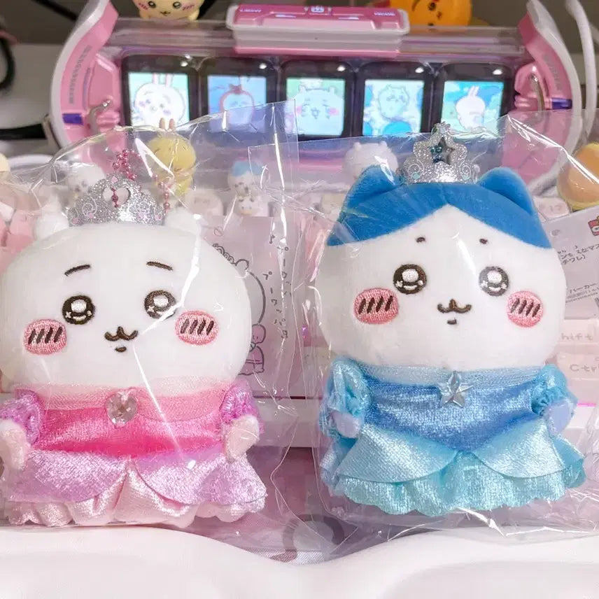 [BUNJANG] Monkki Princess Hachiware &amp; Maco Keychain / 먼작귀 프린세스 하치와레 마코 키링