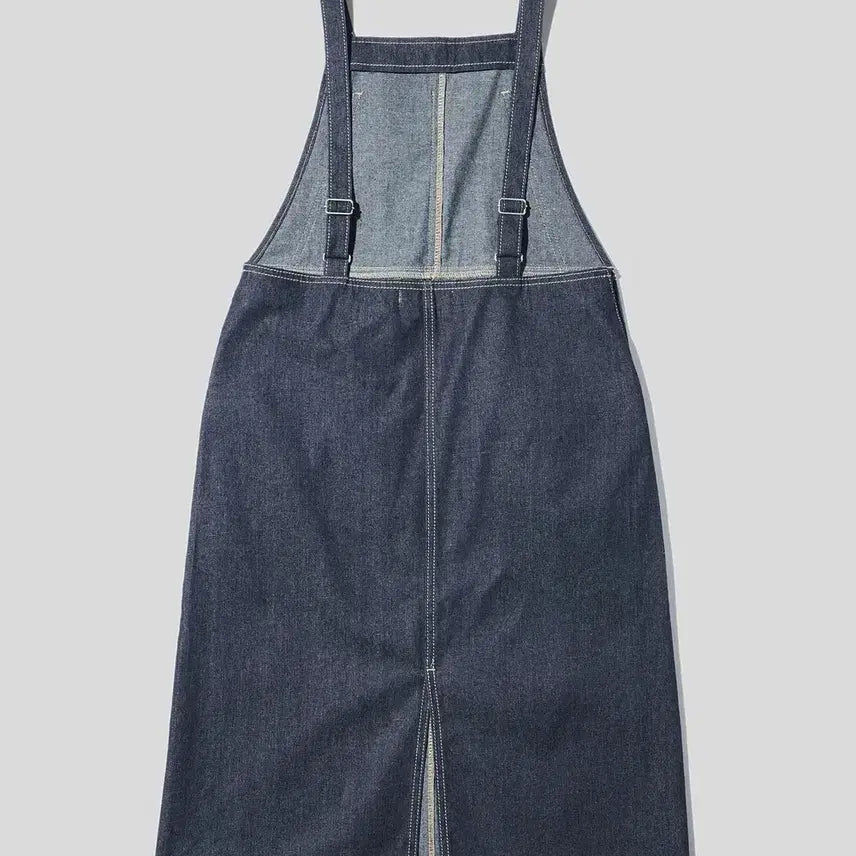 [BUNJANG] Plac Overall Denim Dress / 플랙 오버롤 데님원피스