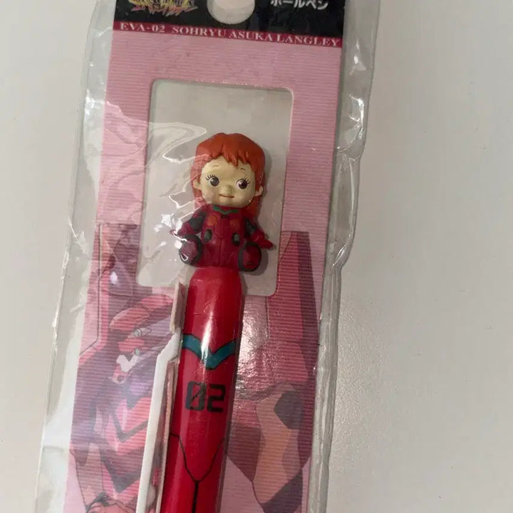 [BUNJANG] Evangelion Asuka Langley x Kewpie Collaboration Ballpoint Pen / 에반게리온 아스카 큐피 콜라보 볼펜