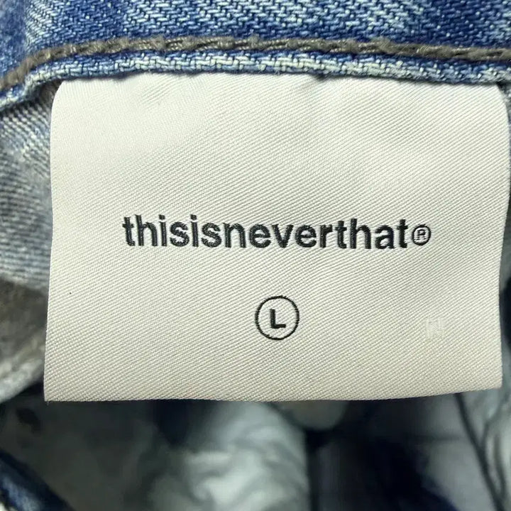 [BUNJANG] thisisneverthat Washed Denim Shorts / 디스이즈네버댓 워싱 데님 반바지