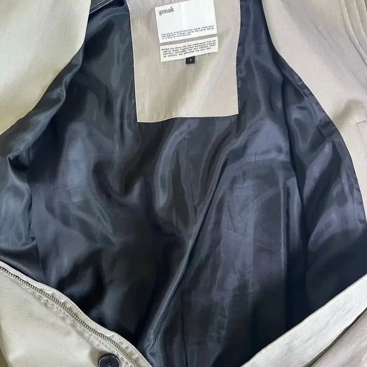 [BUNJANG] Gonak Parcel Blouson Beige Size 1 / 고낙 파셀 블루종 베이지 1