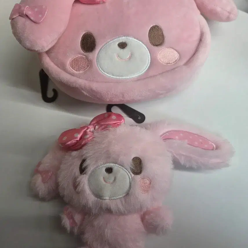 [BUNJANG] Aveil Bonbon Ribbon Pouch Bundle Set / 아베일)봉봉리본 인형.파우치세트(일괄)