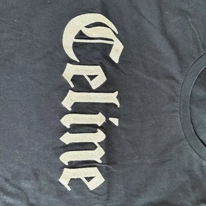 [BUNJANG] Celine Embroidered Logo T-Shirt / 셀린느 자수 로고 반팔티 M