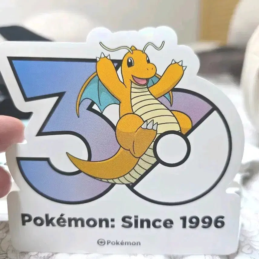 [BUNJANG] Pokemon 30th Anniversary Sticker Dragonite / 포켓몬 30주년 스티커 망나뇽