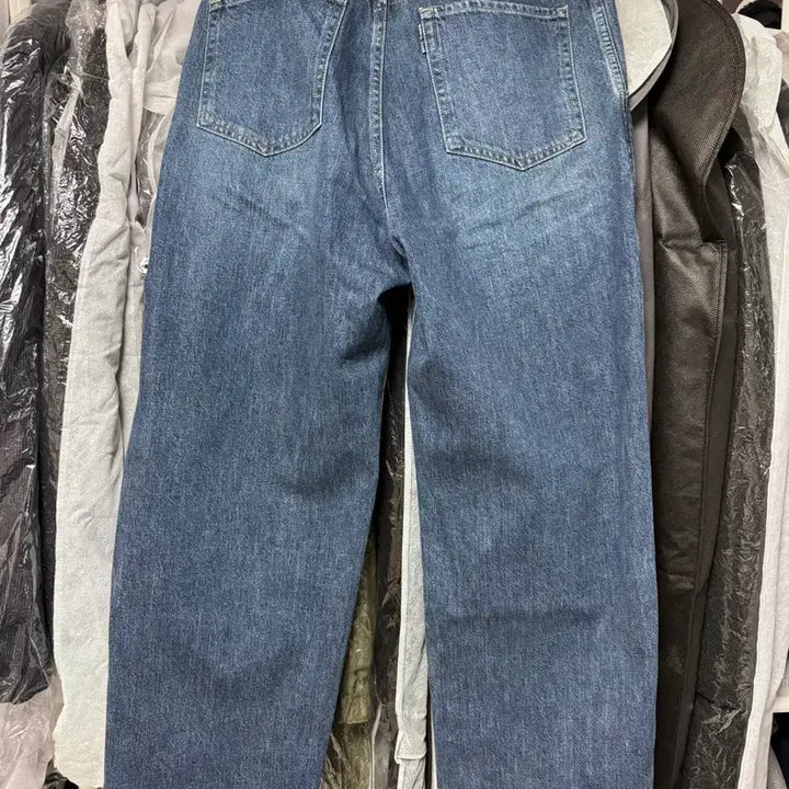 [BUNJANG] Pottery Wide Denim Mid Blue Size 1 / 포터리 와이드 데님 미드블루3컬러 1사이즈