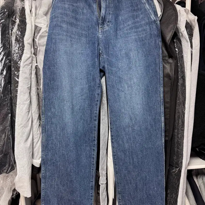 [BUNJANG] Pottery Wide Denim Mid Blue Size 1 / 포터리 와이드 데님 미드블루3컬러 1사이즈