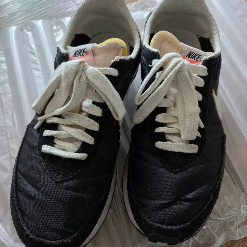 [BUNJANG] Nike Waffle Trainer Black Shoes / 나이키 와플트레이너 블랙 270