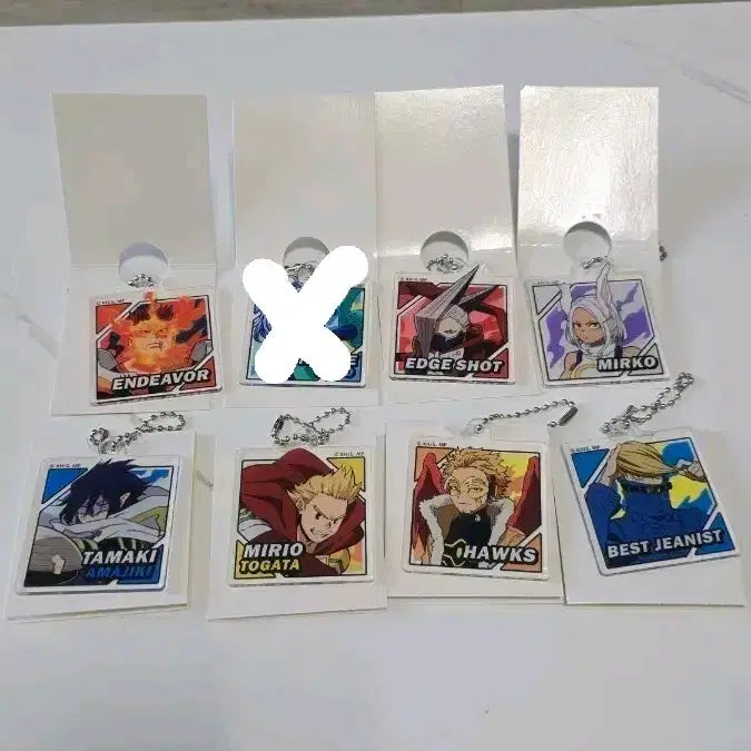 [BUNJANG] Daiso My Hero Academia Acrylic Keychain / 다이소 나히아 아크릴키링