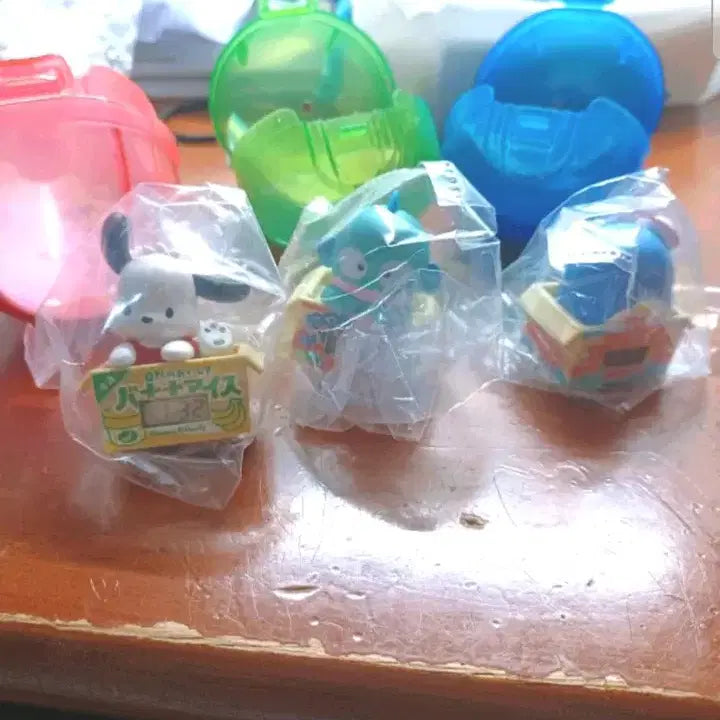 [BUNJANG] Sanrio Cardboard Clock Gacha 3종 Bundle Set (Hangyodon, Pochacco, Tuxedo Sam) / 구매가양도)산리오 미개봉 골판지 시계 가챠 한교동 포차코 턱시도샘