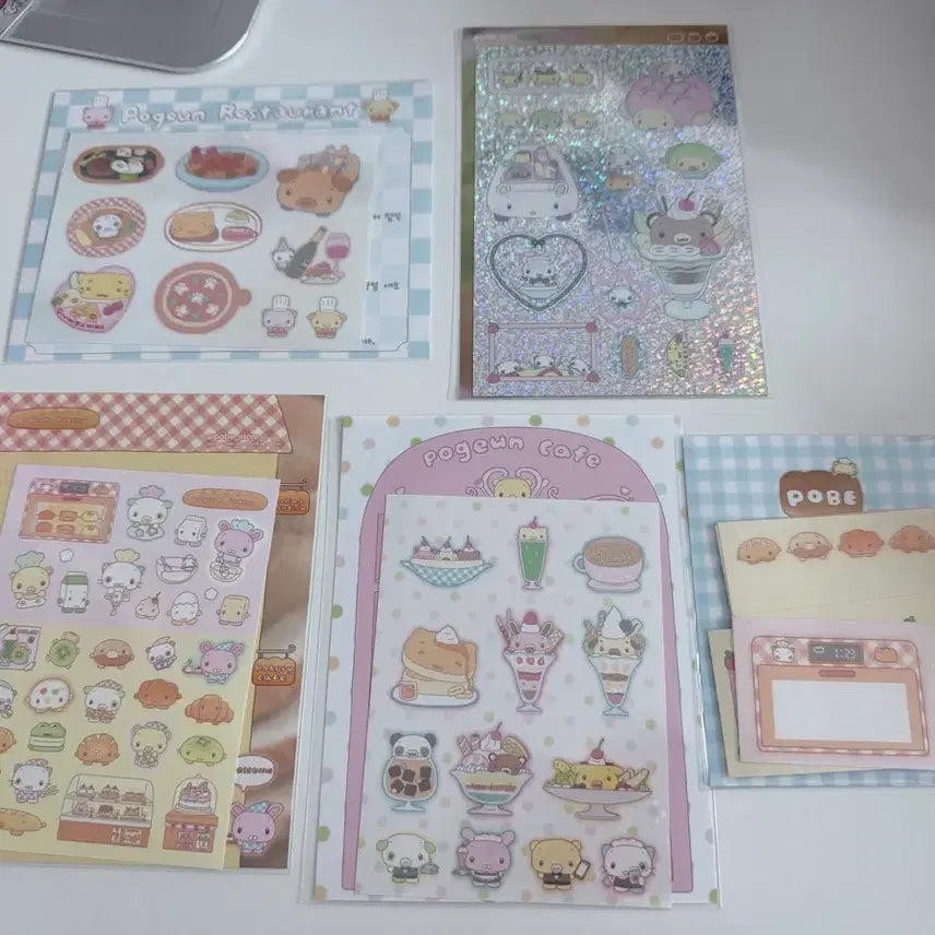 [BUNJANG] POBE Bakery Sticker Set / 포베 스티커 포근베이커리 세트판매
