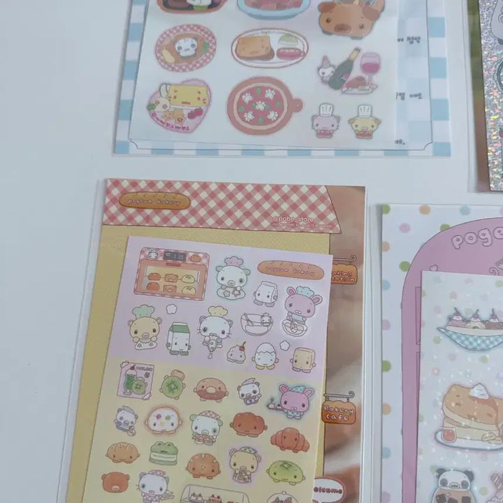 [BUNJANG] POBE Bakery Sticker Set / 포베 스티커 포근베이커리 세트판매