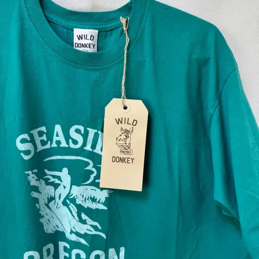 [BUNJANG] Wild Donkey Oregon Printing Short Sleeve T-Shirt (Size M) / 와일드동키 오레곤 프린팅 반팔티 M