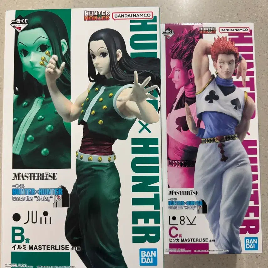 [BUNJANG] Hunter x Hunter Ichiban Kuji X-Day Prize B Irumi, Prize C Hisoka Bundle Set / (일괄) 헌터X헌터 제일복권 쿠지 X-Day B상 이르미 C상 히소카